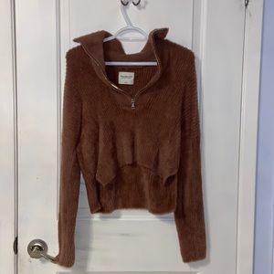 NWOT Abercrombie & Fitch Half Zip Sweater